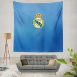 Real Madrid CF Energetic Soccer Club Tapestry