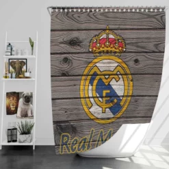 Real Madrid CF Spain Club Shower Curtain