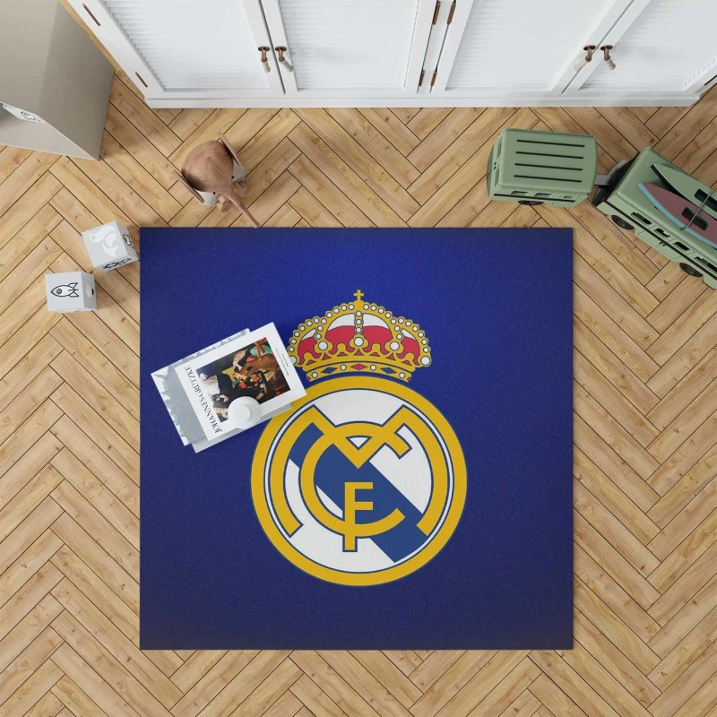 Real Madrid Logo Inspirational Football Club Rug