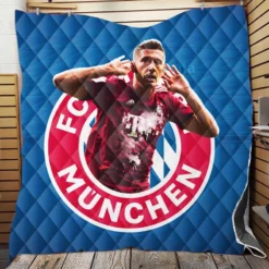 Robert Lewandowski Bayern Munich Football Player Quilt Blanket