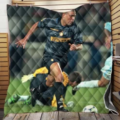 Ronaldo Nazario Inter Milan Quilt Blanket