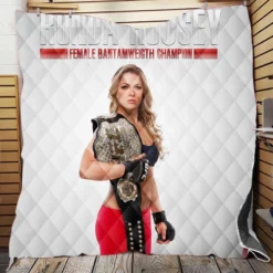 Ronda Rousey Popular UFC Wrestler Quilt Blanket