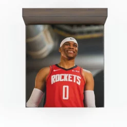 Russell Westbrook Houston Rockets NBA Fitted Sheet
