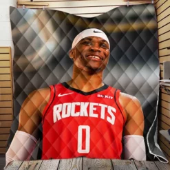 Russell Westbrook Houston Rockets NBA Quilt Blanket