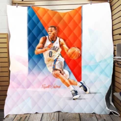 Russell Westbrook NBA veteran point guard Quilt Blanket