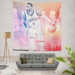 Russell Westbrook fastidious NBA Tapestry