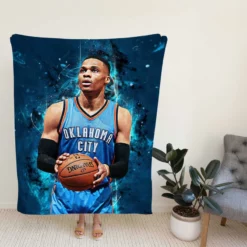 Russell Westbrook graceful NBA Fleece Blanket