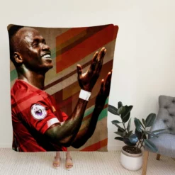 Sadio Mane consistent Football Fleece Blanket