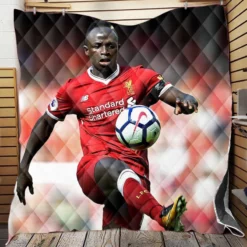 Sadio Mane dependable Football Quilt Blanket