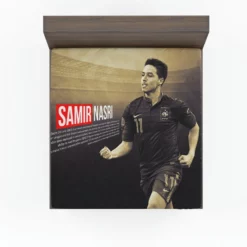 Samir Nasri Excellent Footballer Fitted Sheet
