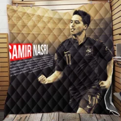 Samir Nasri Excellent Footballer Quilt Blanket