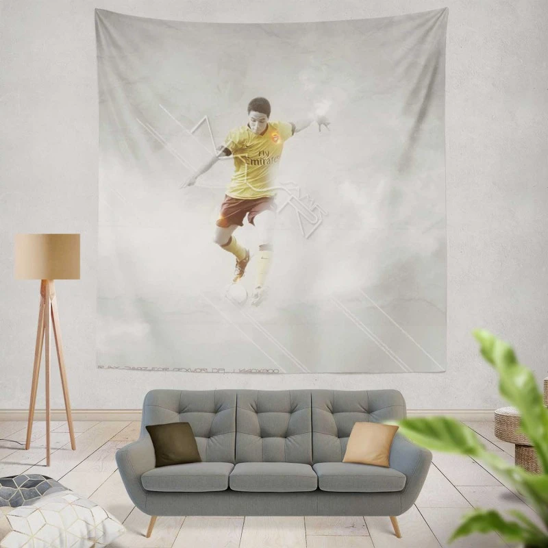 Samir Nasri Football Player Tapestry