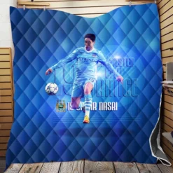 Samir Nasri Professional Footballer Quilt Blanket