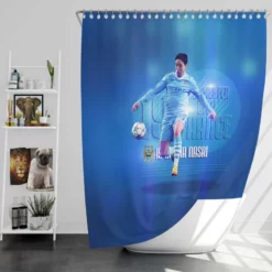 Samir Nasri Professional Footballer Shower Curtain