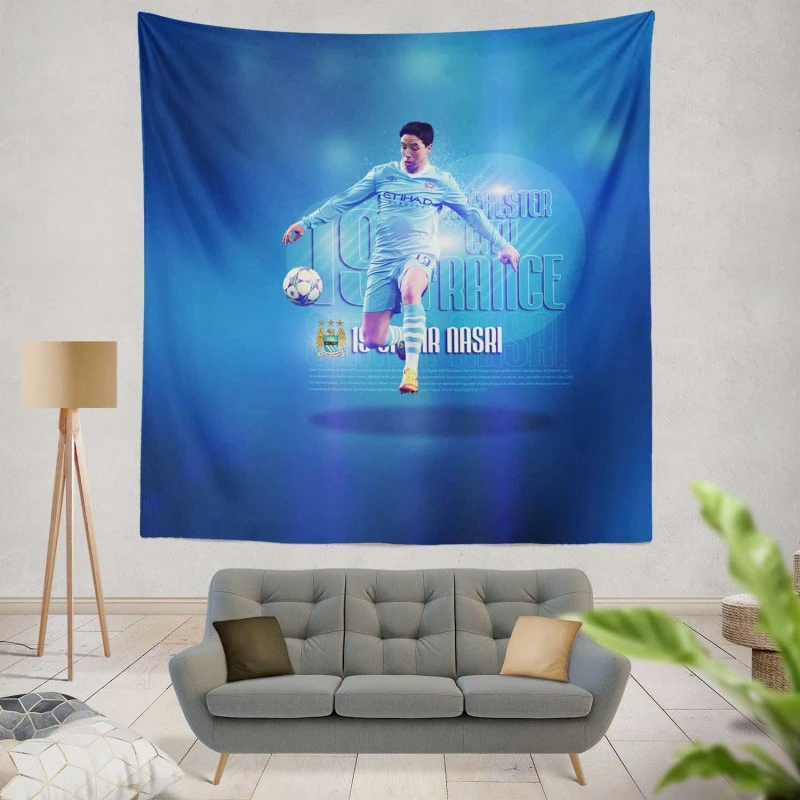 Samir Nasri Professional Footballer Tapestry