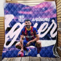 Sergio Aguero Consistent Baca Football Player Quilt Blanket