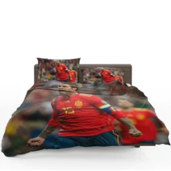Sergio Ramos Motivational Football Player Bedding Set