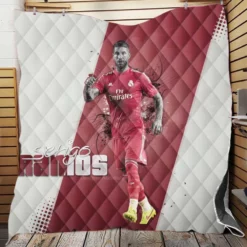 Sergio Ramos Popular Footballer Quilt Blanket