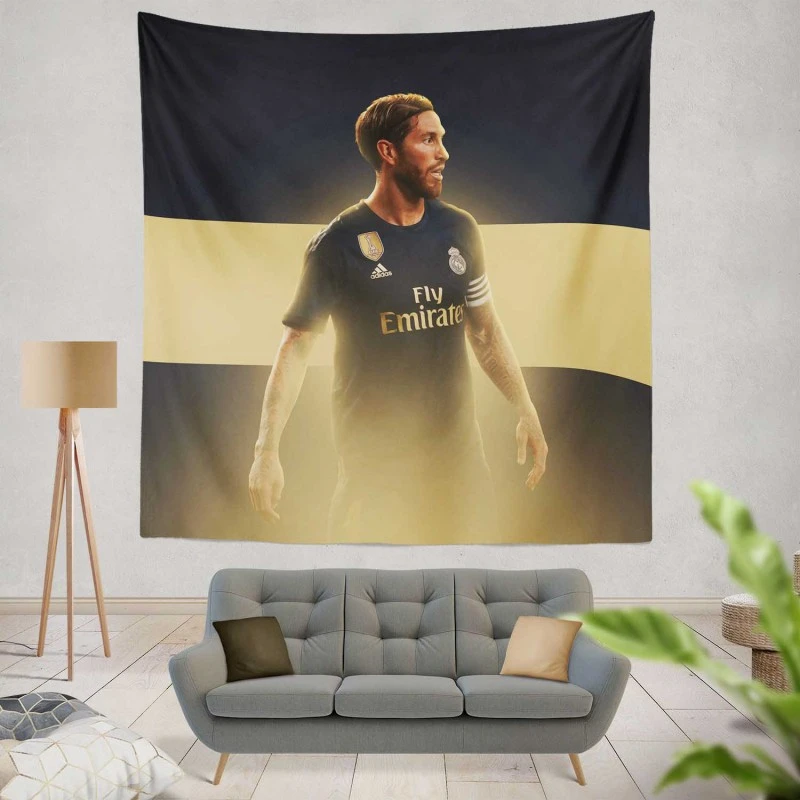Sergio Ramos Sports Player Tapestry