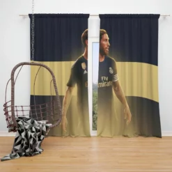 Sergio Ramos Sports Player Window Curtain