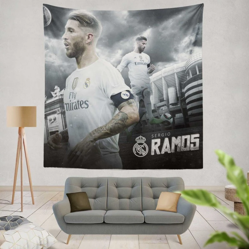 Sergio Ramos Supercopa de Espana Player Tapestry