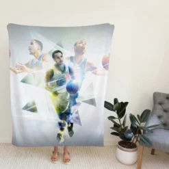 Stephen Curry NBA Most Valuable Player Fleece Blanket