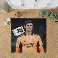 Thibaut Courtois Outstanding Football Rug