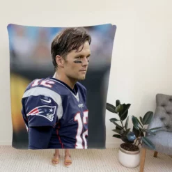 Tom Brady Patriots NFL Fleece Blanket