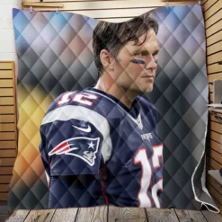 Tom Brady Patriots NFL Quilt Blanket