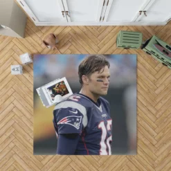Tom Brady Patriots NFL Rug