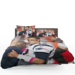 Tom Brady Thumbs Up NFL New England Patriots Bedding Set