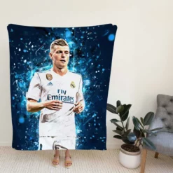 Toni Kroos Active Football Player Fleece Blanket