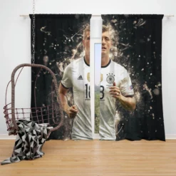 Toni Kroos Awarded Germany Sports Player Window Curtain