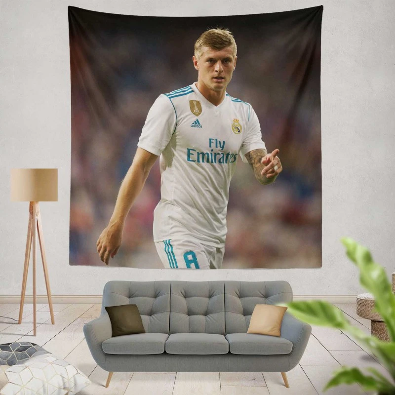 Toni Kroos Club World Cup Champion Footballer Tapestry