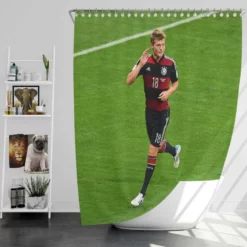 Toni Kroos Committed Gernamy Sports Player Shower Curtain