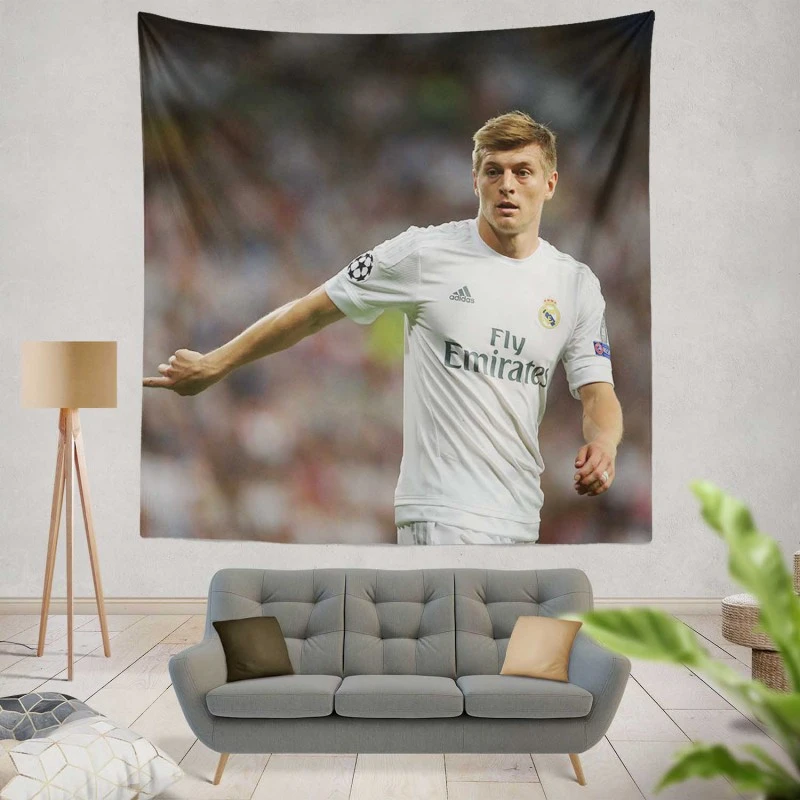 Toni Kroos Copa de la Liga Footballer Tapestry