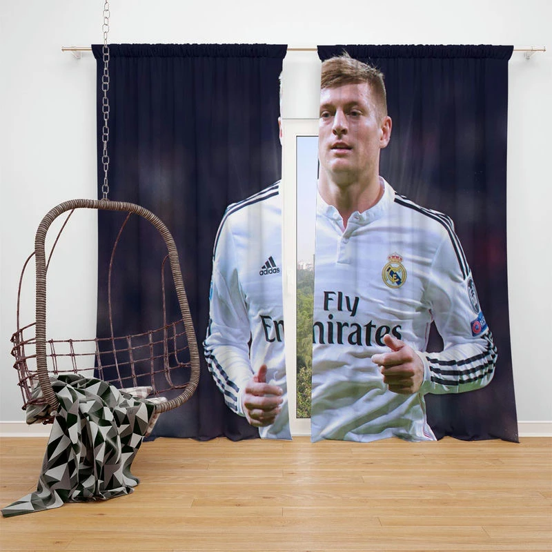 Toni Kroos Football Player Window Curtain