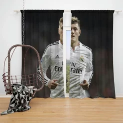 Toni Kroos UEFA Champions League Football Player Window Curtain
