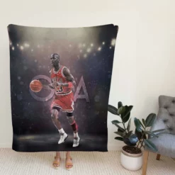 Top Ranked NBA Basketball Player Michael Jordan Fleece Blanket