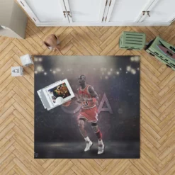 Top Ranked NBA Basketball Player Michael Jordan Rug