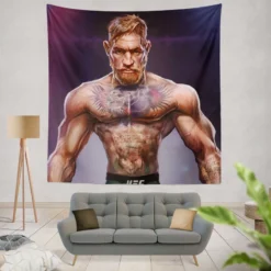 UFC Conor McGregor Ireland Wresling Player Tapestry
