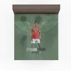World Cup Portugal Player Cristiano Ronaldo Fitted Sheet