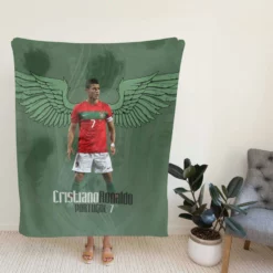 World Cup Portugal Player Cristiano Ronaldo Fleece Blanket