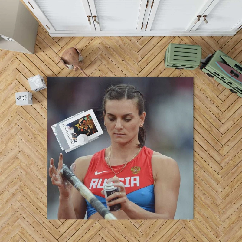 World Record Athlete Yelena Isinbayeva Rug