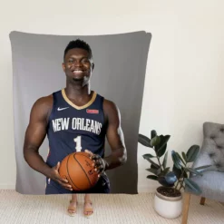 Zion Williamson Popular NBA New Orleans Player Fleece Blanket