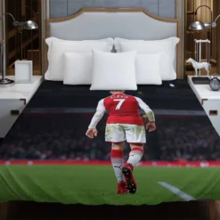 Alexis Sanchez Famous Arsenal Football Player Duvet Cover