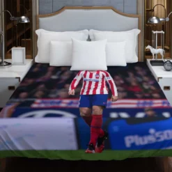 Alvaro Morata in Atletico de Madrid Duvet Cover