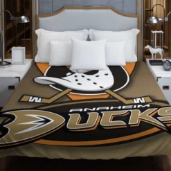 Anaheim Ducks Excellent NHL Ice Hockey Club in America Duvet Cover