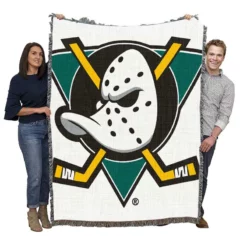 Anaheim Ducks Popular Ice Hockey Club in America Woven Blanket