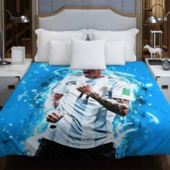 Angel Di Maria in FIFA World Cup Duvet Cover
